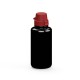 Trinkflasche School Colour 0,7 l - schwarz/rot